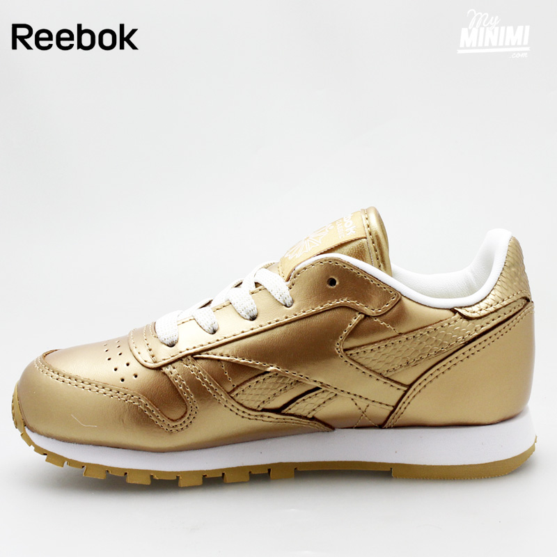 reebok classic leather enfant beige