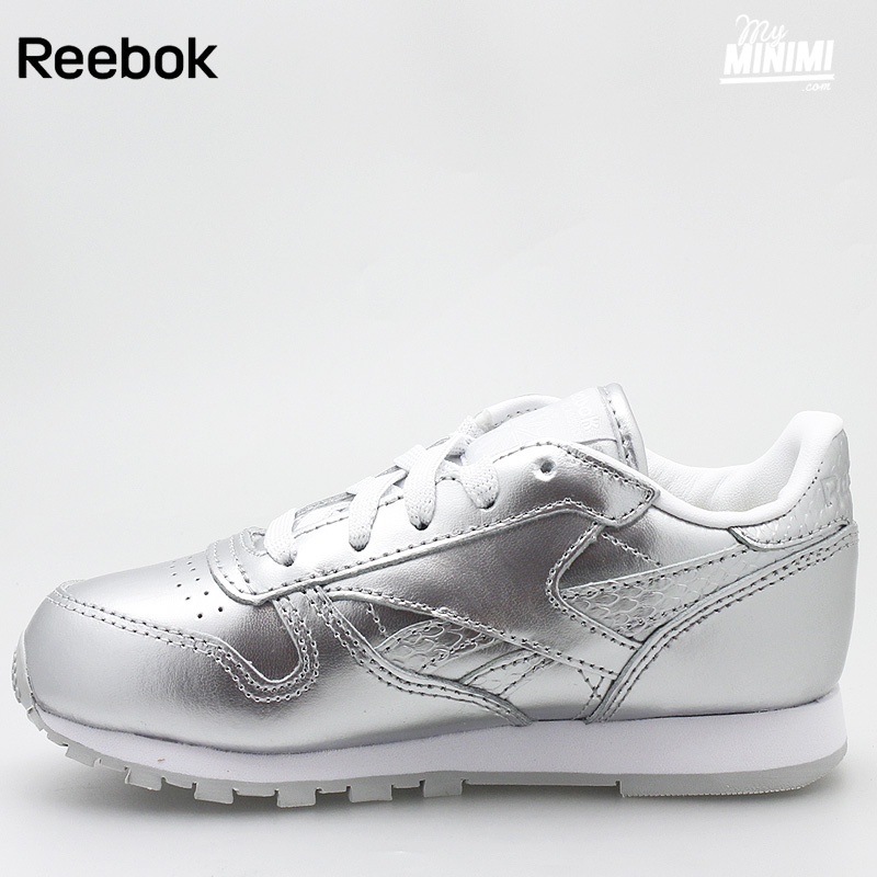 basket reebok enfant argent