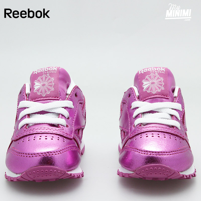 reebok classic leather enfant violet