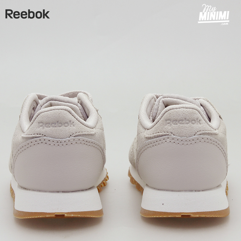 reebok leather enfant beige