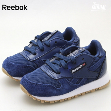 reebok classic leather enfant bleu